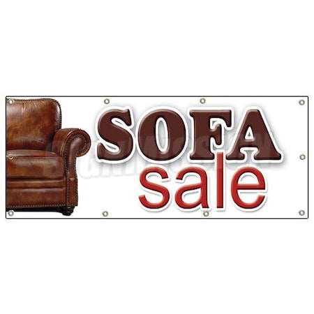 Signmission SOFA SALE BANNER SIGN couch furniture store signs 50% 25% 10% huge B-96 Sofa Sale
